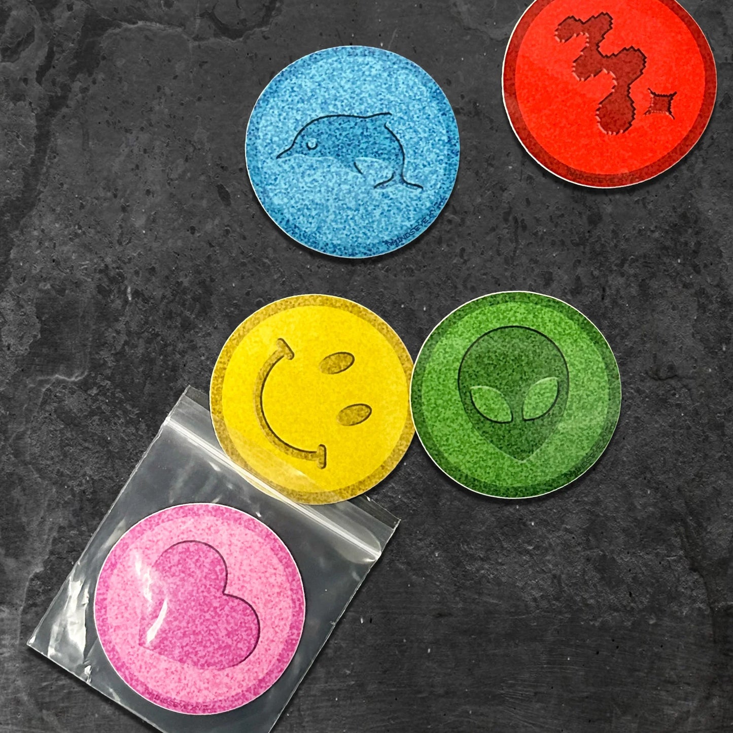 MINDS✦EYE Kandi Sticker Pack (5-pcs)