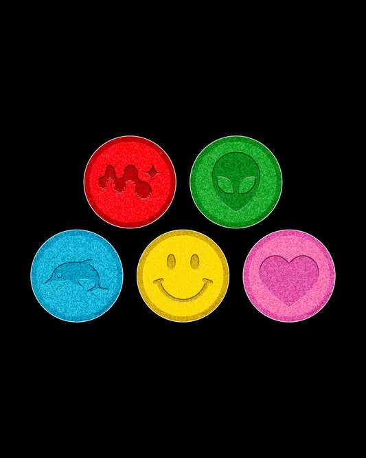 Kandi Sticker Pack (5-pack)